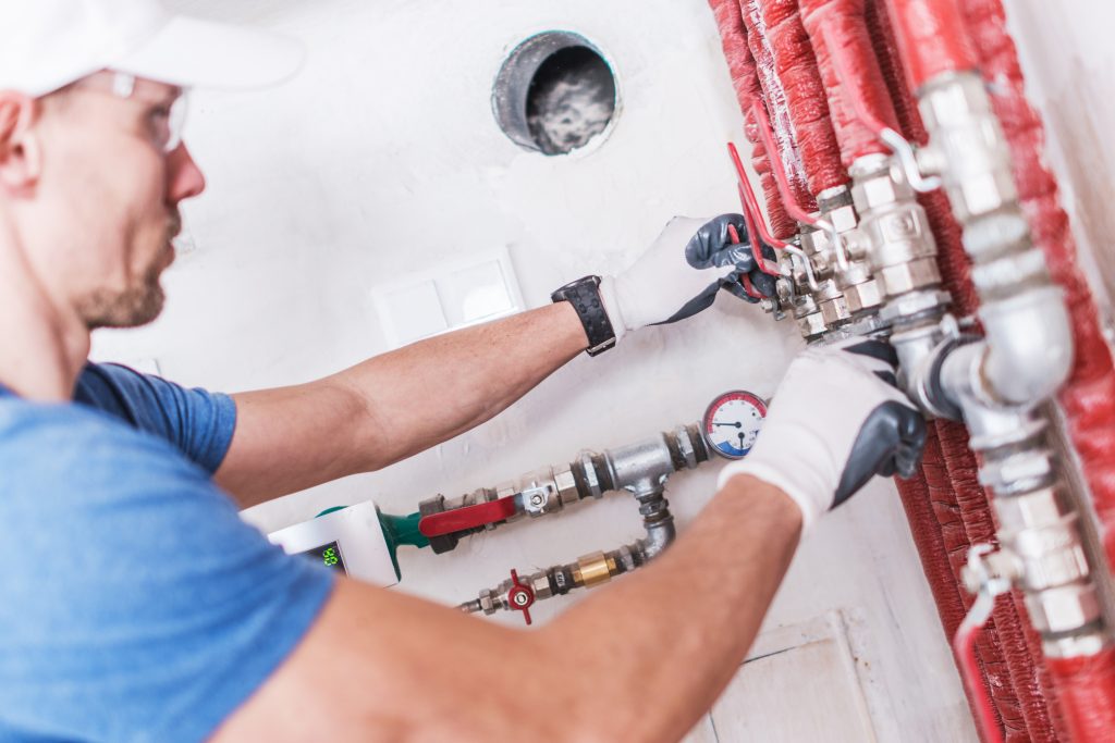 Plumber South Perth from Perth Plumbing and Gasfitting looking at red pipes